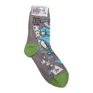 ❤️ 🆕 BlueQ Socks I Have A Dark Side